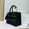 6930a3676e68136f4d9abd71 Dior Book Tote24 Early Spring New Arrival Small Size with Leather Trim