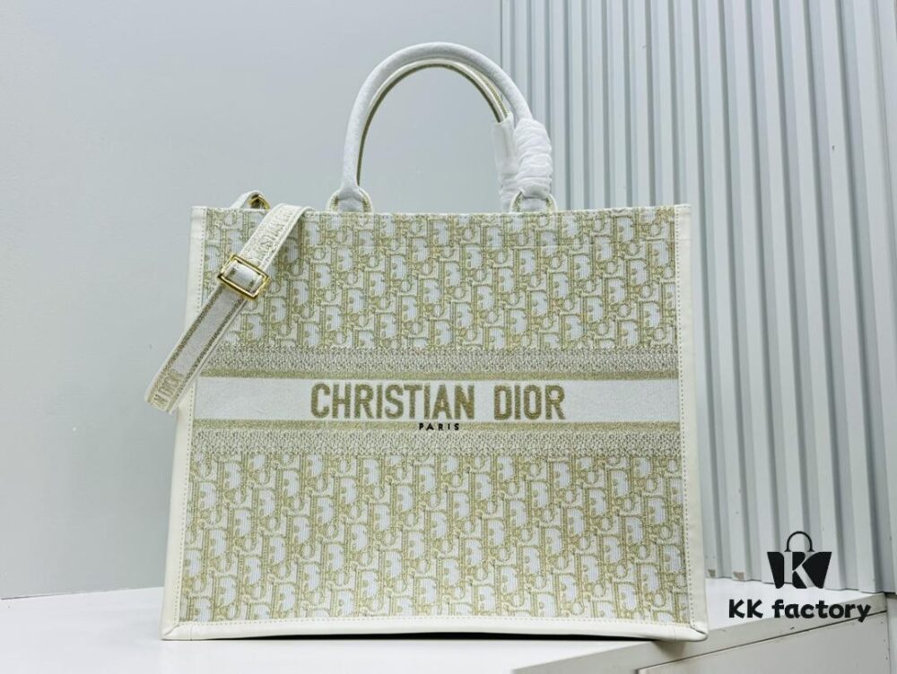 6930a36b6e68136f4d9abd77 Dior Book Tote24 Early Spring New Arrival Large Size with Leather Trim