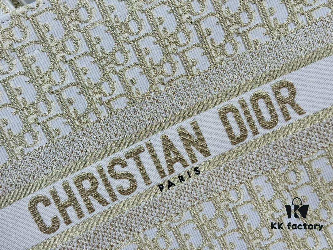 Dior Book Tote24 Midsize with Leather Trim - Early Spring New Arrival