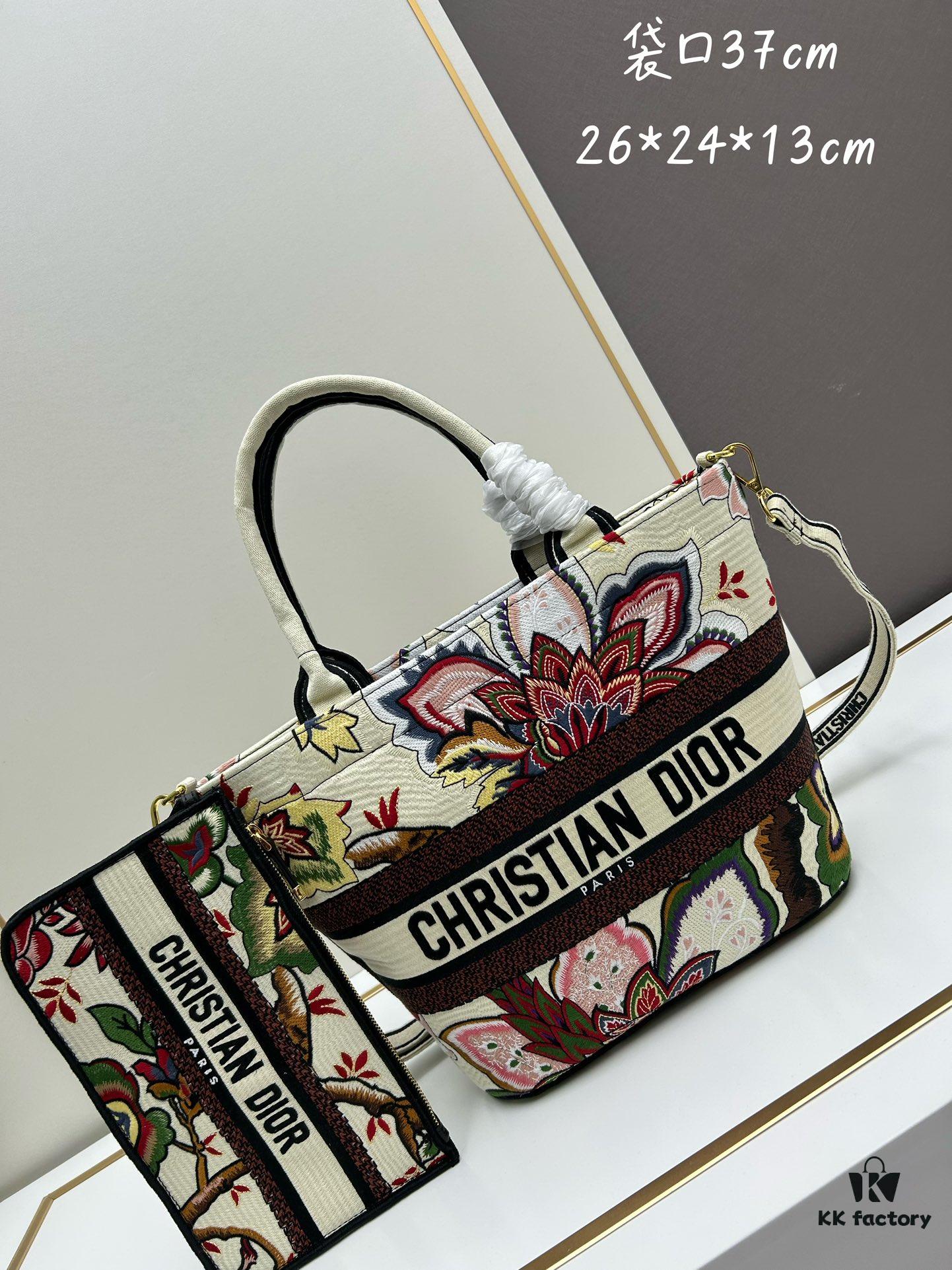 6930a3816e68136f4d9abda8 Dior ❤ (With Mini Bag + Strap) New Embroidered Basket Bag