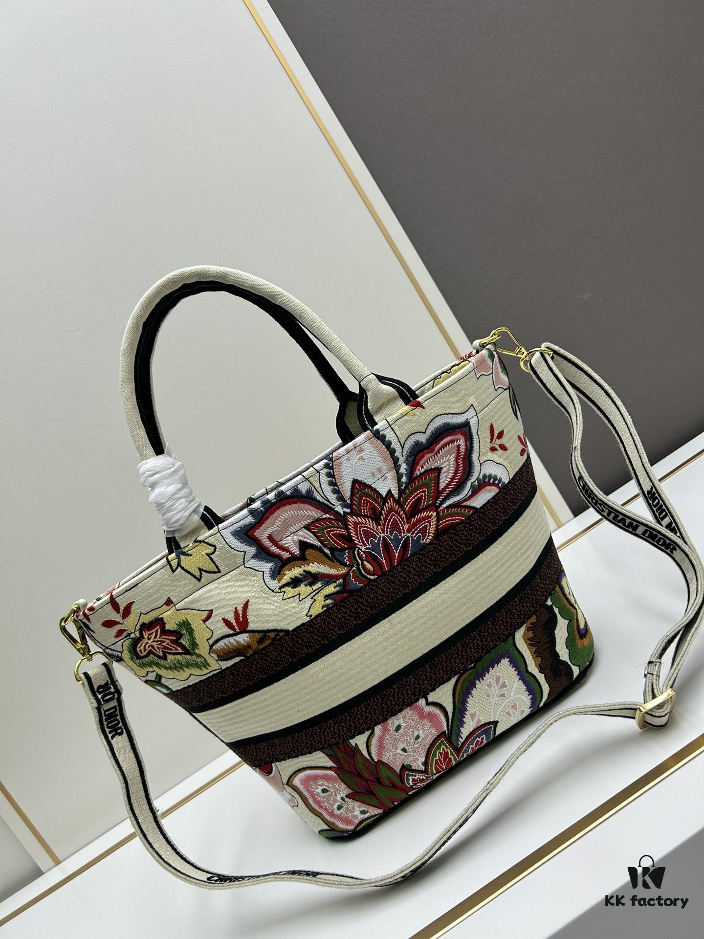 6930a38d6e68136f4d9abdbd Dior ❤ (With Mini Bag + Strap) New Embroidered Basket Bag