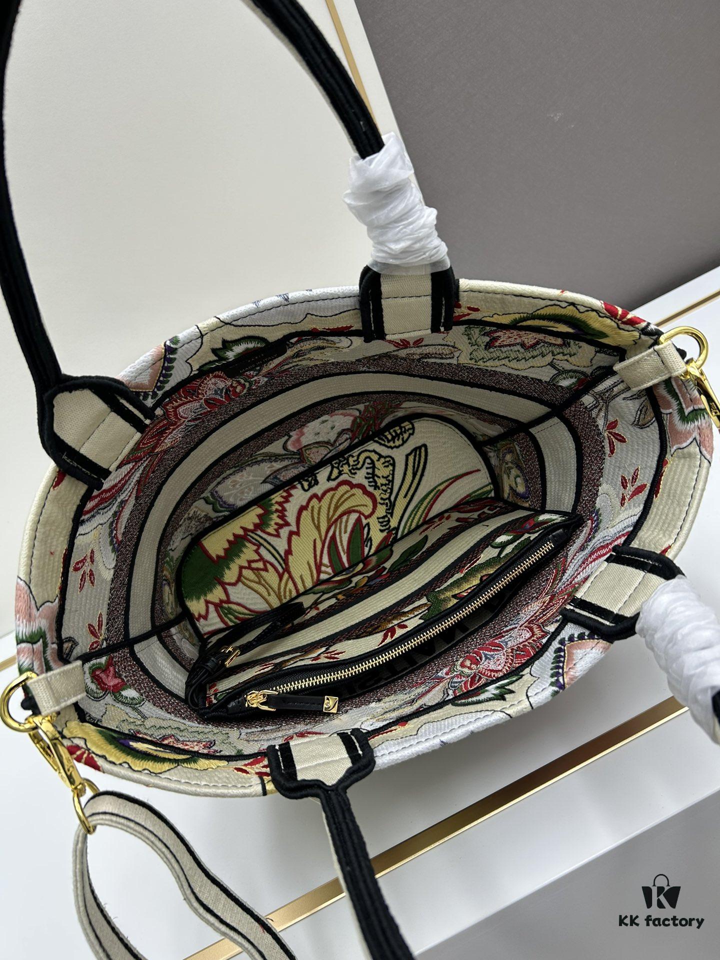 6930a3916e68136f4d9abdc1 Dior ❤ (With Mini Bag + Strap) New Embroidered Basket Bag