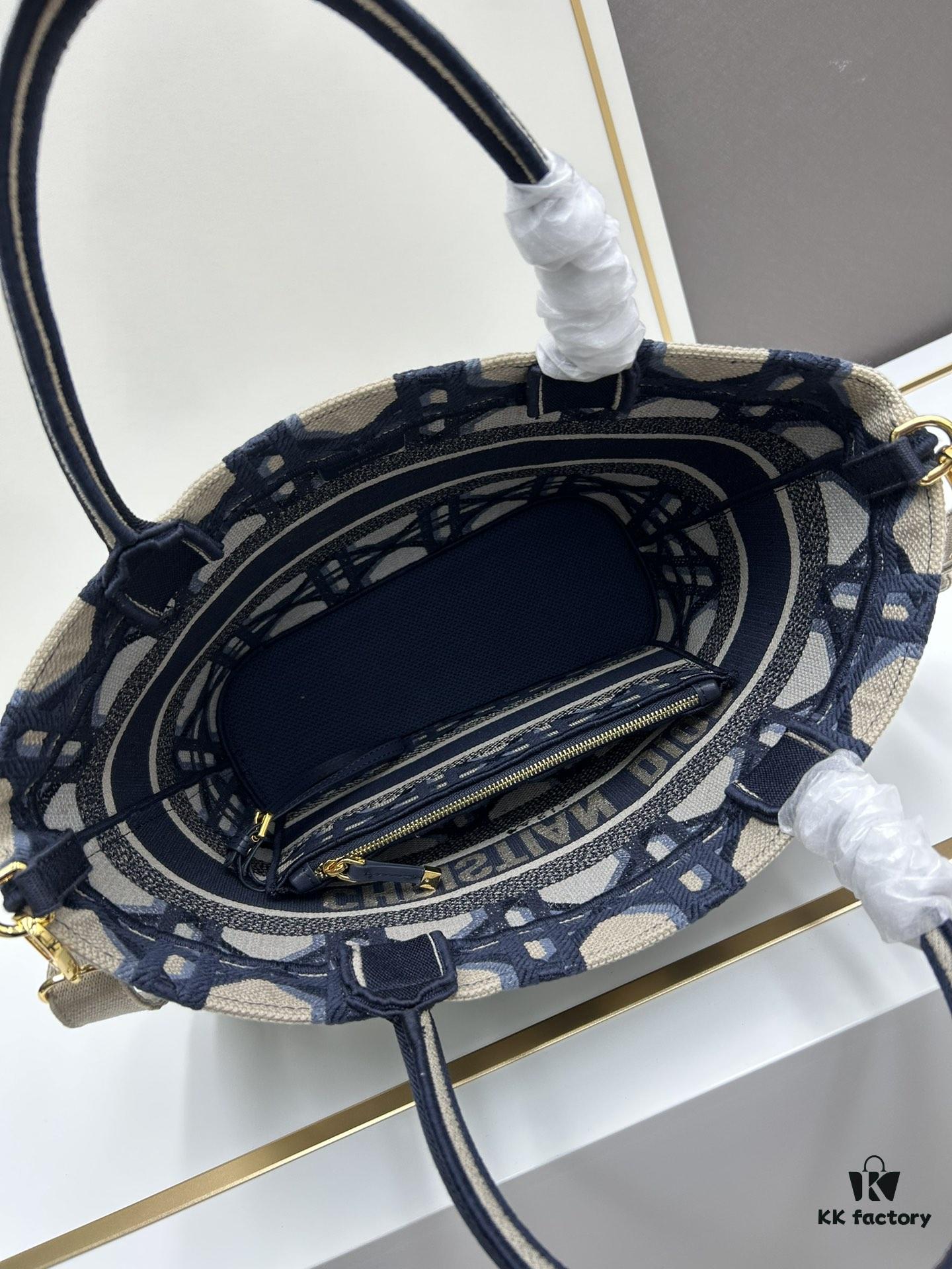 6930a3996e68136f4d9abdd3 Dior ❤ (With Mini Bag + Strap) New Embroidered Basket Handbag