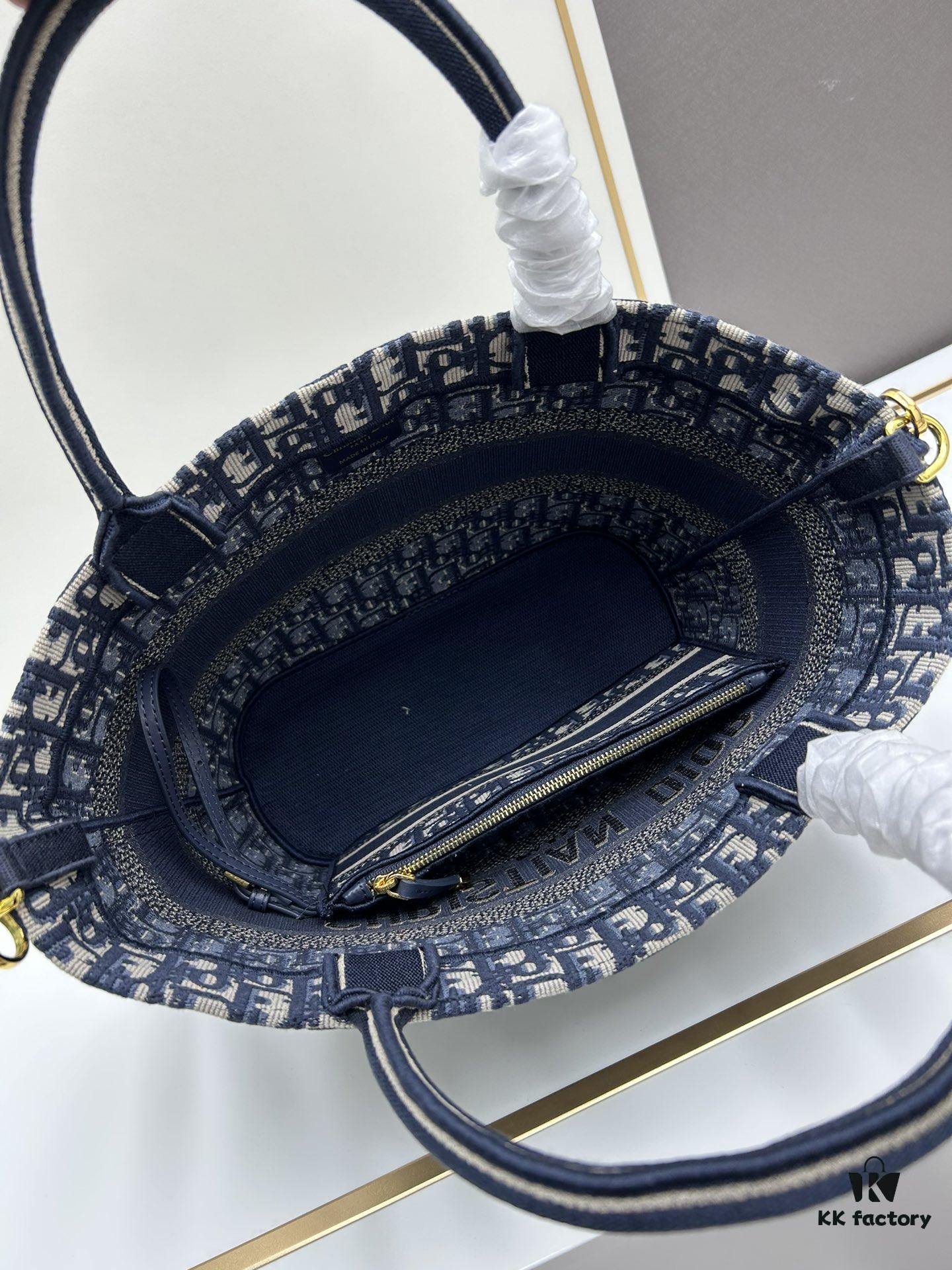 6930a39f6e68136f4d9abddf Dior ❤ (With Mini Bag + Strap) New Embroidered Basket Handbag