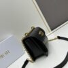 DIOR Top-Quality Genuine Leather Blue Oblique Print 30 Montaigne Avenue East-West Chain Handbag