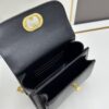 DIOR Top-Quality Genuine Leather Blue Oblique Print 30 Montaigne Avenue East-West Chain Handbag
