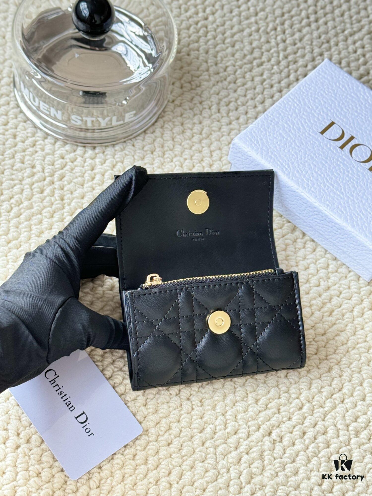 6930a3c56e68136f4d9abe1d My Dior Glycine Wallet in Fuchsia Pink Lambskin