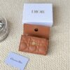My Dior Glycine Wallet in Carmine Pink Lambskin