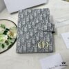 6930a3d36e68136f4d9abe36 Dior Notebook, Counter Model, Exquisite and Smooth Material, Impeccable Craftsmanship, Featuring Card Slots and Dividers, Made from Imported Italian Lamb Leather, Size 15x19x4cm
