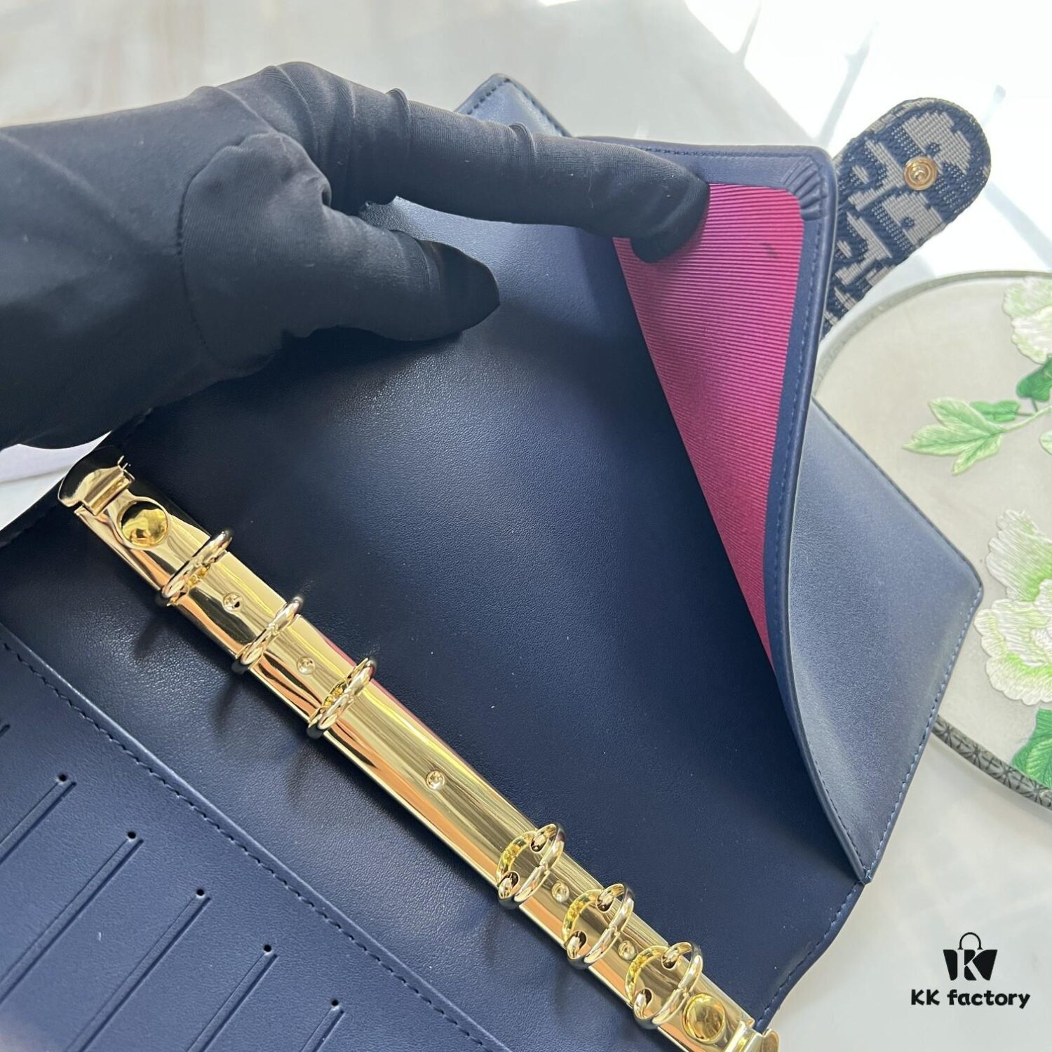 6930a3e26e68136f4d9abe4f Dior Notebook - Counter Style, Fine and Smooth Material, Impeccable Craftsmanship, Interior Card Slots, Italian Lambskin Import, Size 15x19x4cm