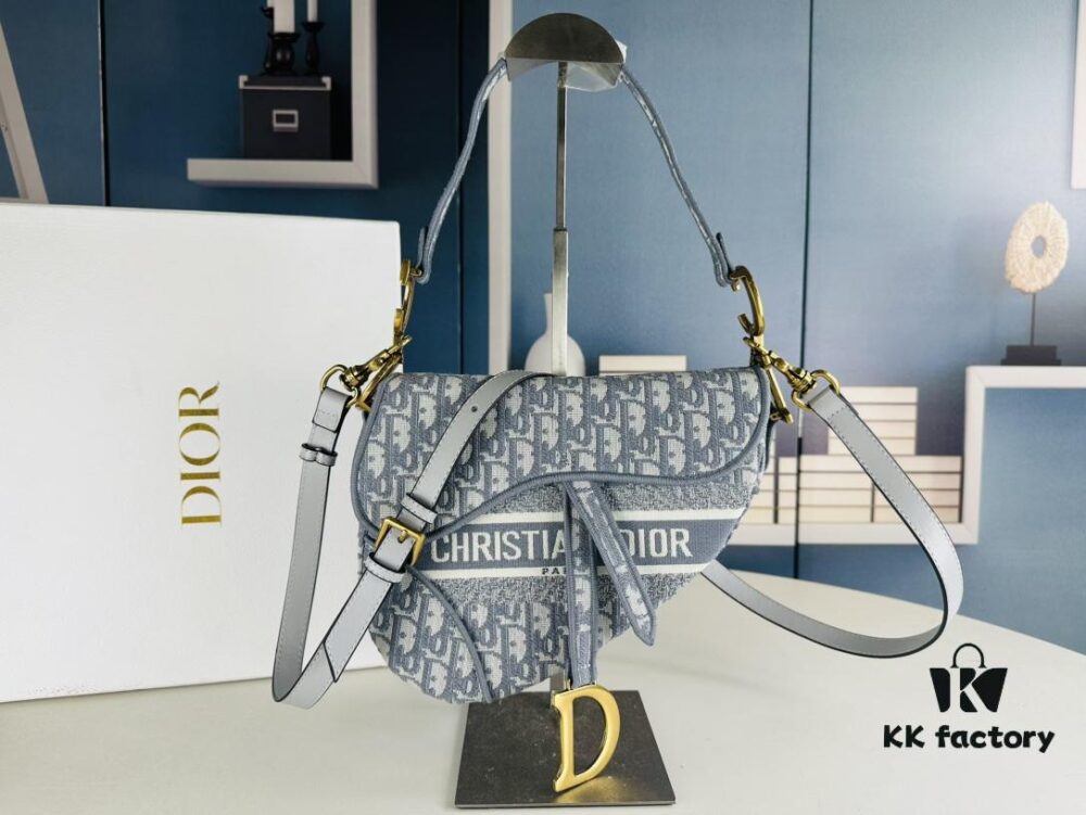 6930a3e46e68136f4d9abe52 Large Size (With Box) 【♥️ Dior Saddle Monogram Thin Strap】【Comes with Retail Box 🎁】