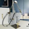 6930a3ee6e68136f4d9abe69 Large Size (With Box) 【♥️ Dior Saddle Monogram Thin Strap】 【Comes with Retail Box 🎁】