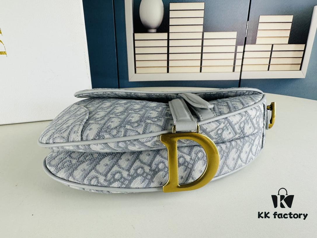 6930a3f06e68136f4d9abe70 Large Size (With Box) 【♥️ Dior Saddle Monogram Thin Strap】 【Comes with Retail Box 🎁】