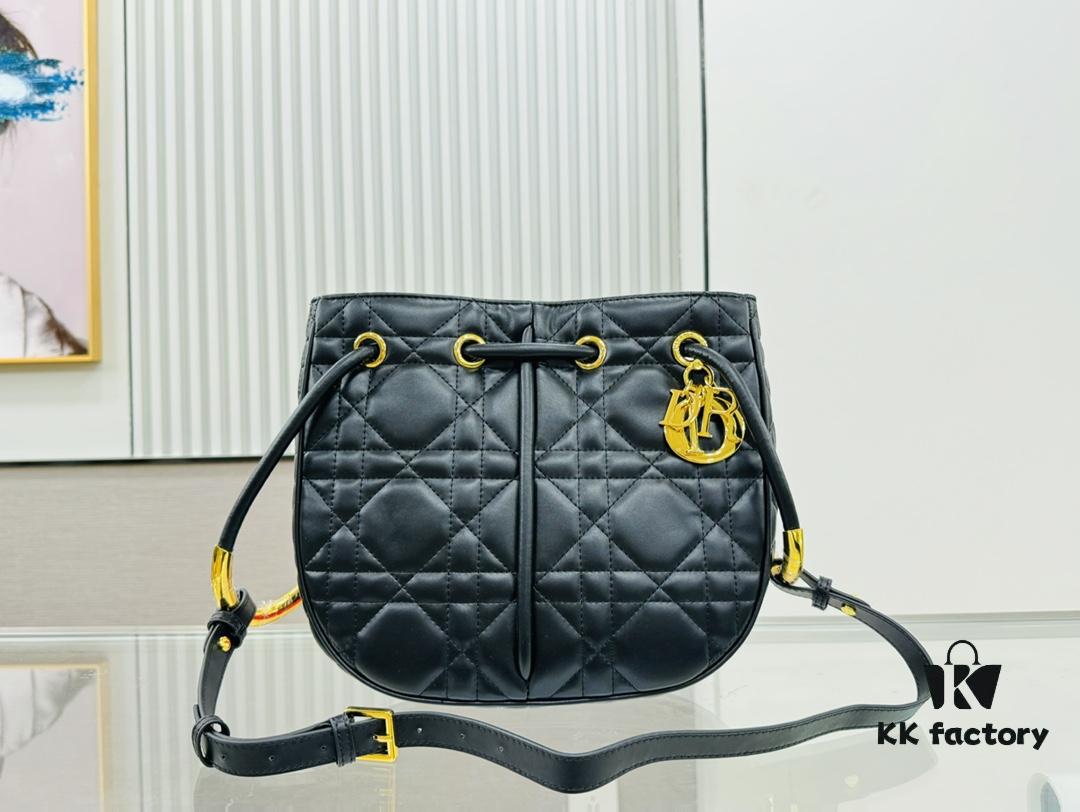 6930a4106e68136f4d9abec0 Dior Nolita Handbag – A Modern Elegance in Black Lambskin with Oversized Cannage