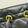 6930a4136e68136f4d9abec6 Dior Nolita Medium Bag in Black Lambskin with Cannage Quilting