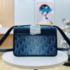 Dior 30 Montaigne Inspired Bag - Denim Blue