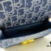 6930a41f6e68136f4d9abee3 30 Montaigne East-West Chain Bag in Blue Denim Dior Oblique Jacquard
