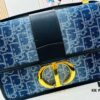 Dior 30 Montaigne Inspired Bag - Denim Blue
