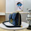 6930a4246e68136f4d9abee7 Dior 30 Montaigne Inspired Bag - Denim Blue