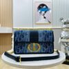 6930a4246e68136f4d9abee8 Dior 30 Montaigne Inspired Bag - Denim Blue
