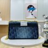 6930a4246e68136f4d9abee9 Dior 30 Montaigne Inspired Bag - Denim Blue