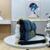 6930a4246e68136f4d9abeeb Dior 30 Montaigne Inspired Bag - Denim Blue