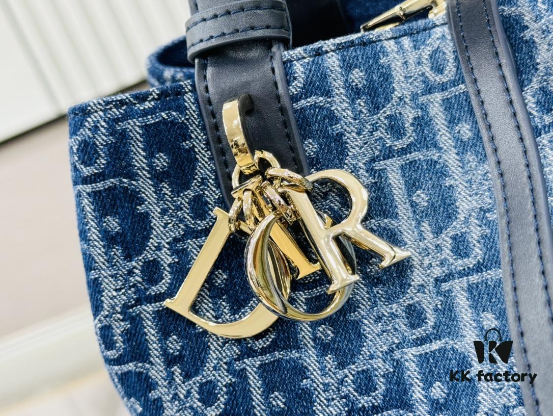 6930a42a6e68136f4d9abef9 Mini Denim Dior Tote Bag, Hot Seller with CD Buckle, Convertible Design, Adjustable Handle, Multiple Sizes Available
