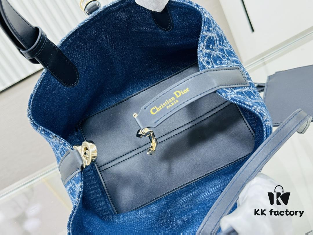 6930a42a6e68136f4d9abefa Mini Denim Dior Tote Bag, Hot Seller with CD Buckle, Convertible Design, Adjustable Handle, Multiple Sizes Available