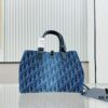 DIOR Toiletry Handbag, Medium Size, Denim Style