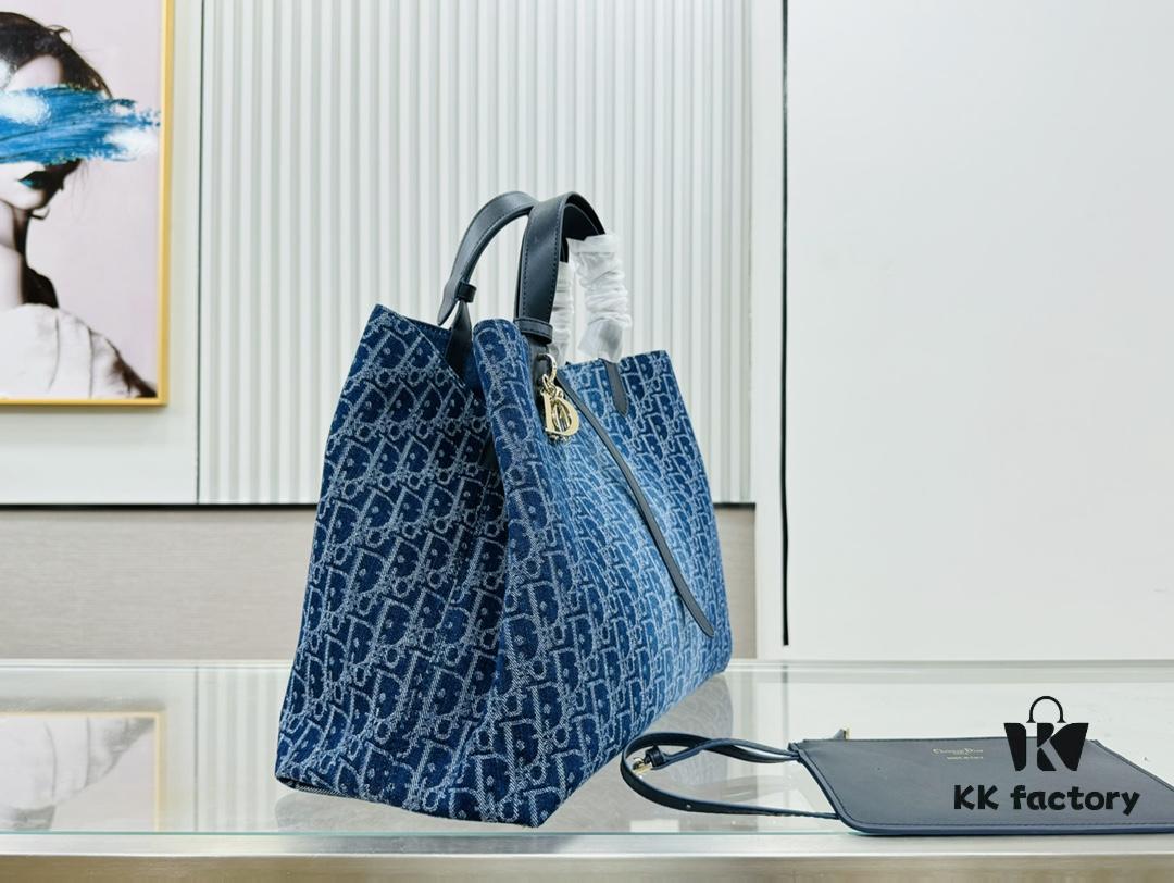 6930a4306e68136f4d9abf08 Denim Style DIOR Toujours Handbag, Must-Have Hit