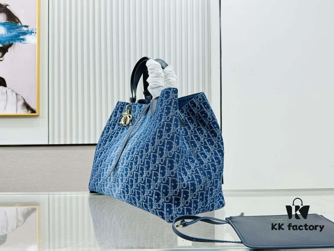 6930a4306e68136f4d9abf09 Denim Style DIOR Toujours Handbag, Must-Have Hit