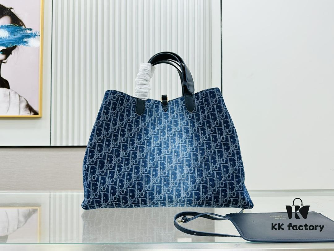 6930a4326e68136f4d9abf0a Denim Style DIOR Toujours Handbag, Must-Have Hit