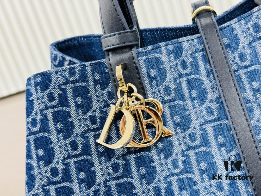 6930a4336e68136f4d9abf0d Denim Style DIOR Toujours Handbag, Must-Have Hit