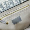 6930a4386e68136f4d9abf19 Gray D Leather Trim Small DIOR Book Tote 24 Early Spring New Arrival