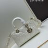 6930a46d6e68136f4d9abf83 Dior Lady D-Lite Small Crossbody Bag in Black Quilted Calfskin