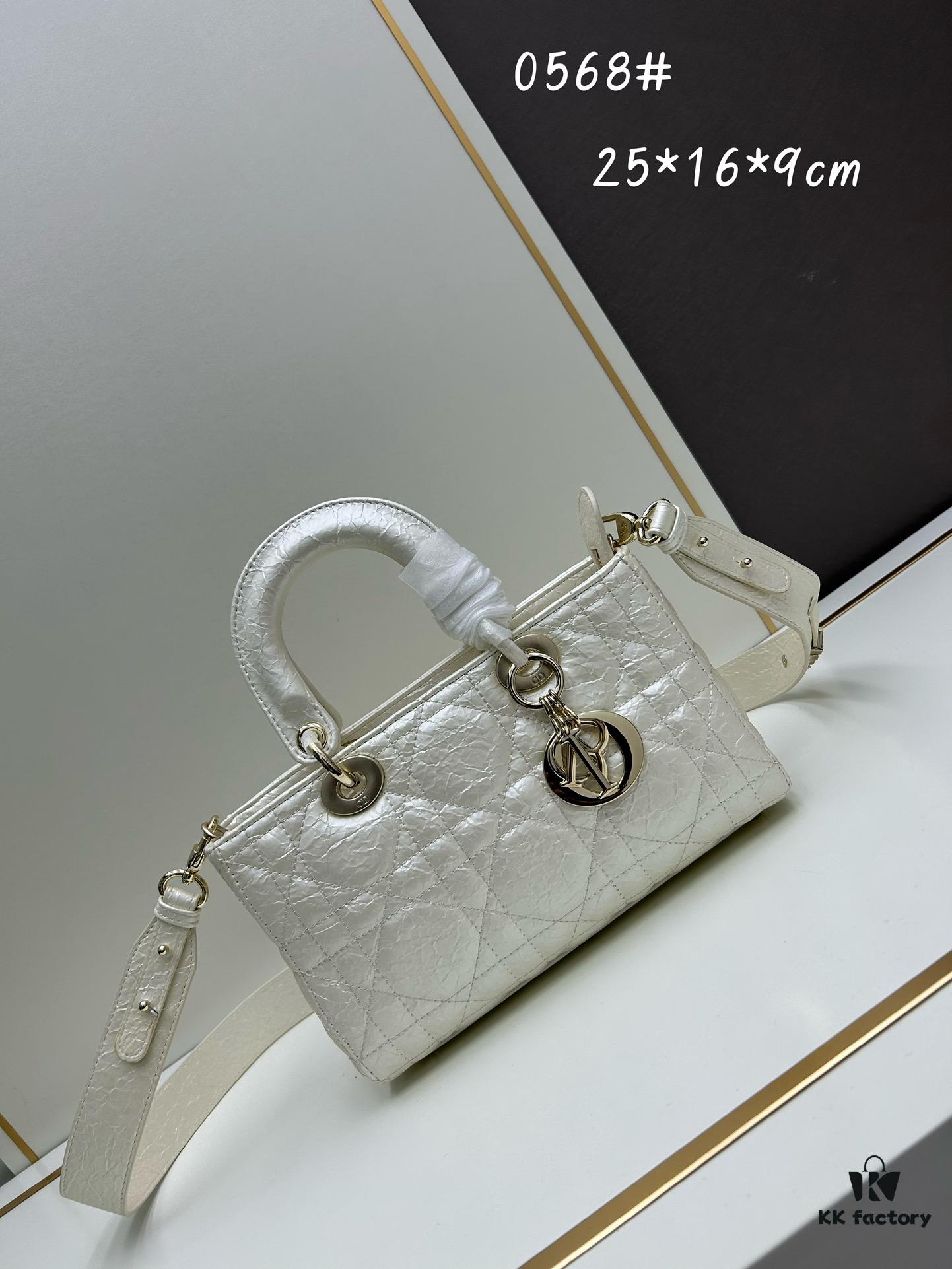 6930a46d6e68136f4d9abf83 Dior Lady D-Lite Small Crossbody Bag in Black Quilted Calfskin