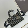 6930a46d6e68136f4d9abf84 Dior Lady D-Lite Small Crossbody Bag in Black Quilted Calfskin