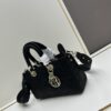 6930a4736e68136f4d9abf8e Dior Lady D-Lite Small Crossbody Bag in Black Quilted Calfskin with Cannage Stitching