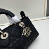6930a4736e68136f4d9abf90 Dior Lady D-Lite Small Crossbody Bag in Black Quilted Calfskin with Cannage Stitching