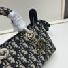 6930a47e6e68136f4d9abfa0 Dior Lady D-Lite My ABCDior Small Crossbody Bag in Black Quilted Calfskin