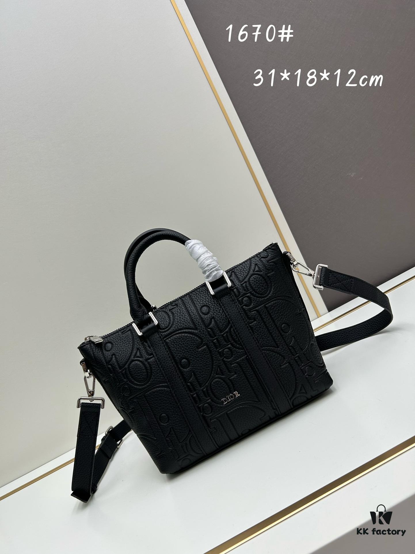 6930a4806e68136f4d9abfa6 Weekender 25 Handbag in Embossed Calfskin with Dior Gravity Print