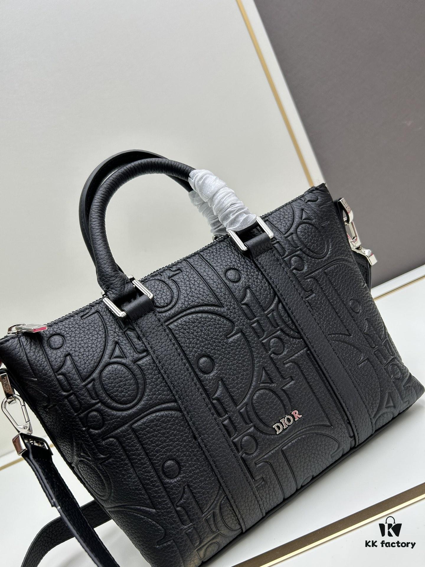 6930a4826e68136f4d9abfa7 Weekender 25 Handbag in Embossed Calfskin with Dior Gravity Print
