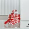 6930a49b6e68136f4d9abfd5 Dior Book Tote24 Mini with Adjustable Strap, Red Sun Head Design