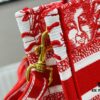 6930a49e6e68136f4d9abfda Dior Book Tote24 Mini with Adjustable Strap, Red Sun Head Design
