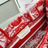 6930a49f6e68136f4d9abfdd Dior Book Tote24 Mini with Adjustable Strap, Red Sun Head Design