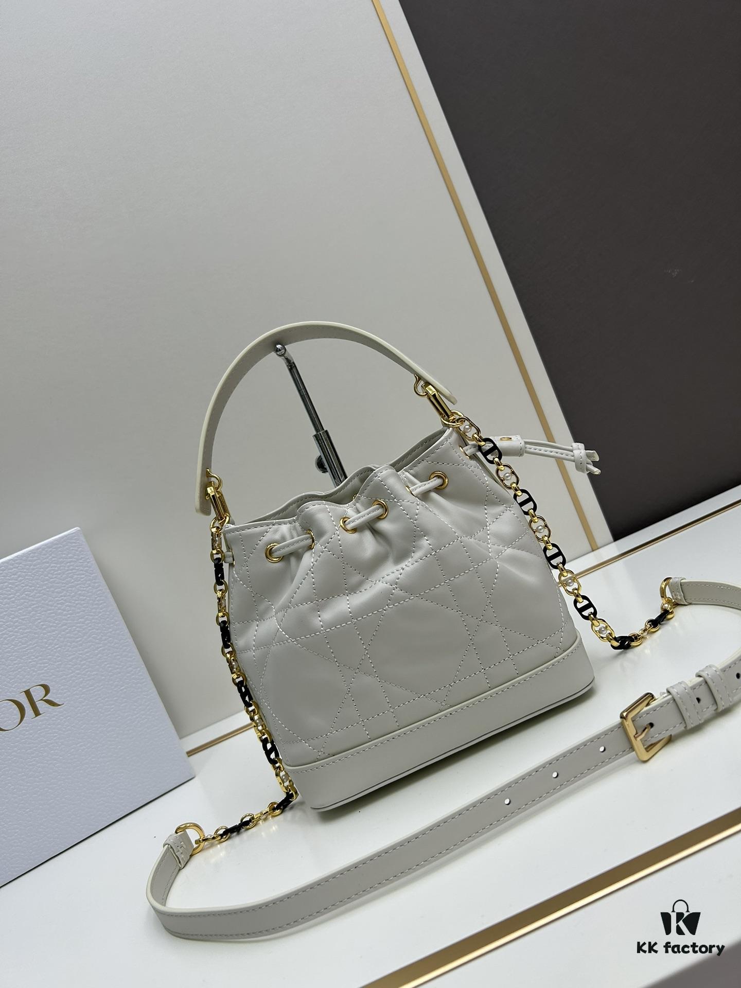 6930a4af6e68136f4d9abffb Dior Jolie Bucket Bag, 2024 New Arrival