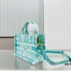 6930a4b66e68136f4d9ac00a Dior Book Tote 24 Spring/Summer New Arrival Mini Green Sun Head with Shoulder Strap