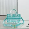 6930a4b76e68136f4d9ac00f Dior Book Tote 24 Spring/Summer New Arrival Mini Green Sun Head with Shoulder Strap