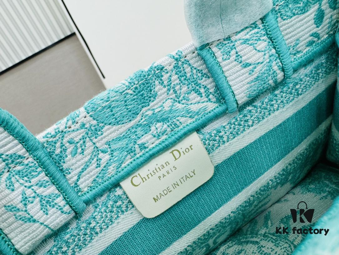 6930a4bb6e68136f4d9ac015 Dior Book Tote 24 Spring/Summer New Arrival Mini Green Sun Head with Shoulder Strap