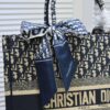6930a4be6e68136f4d9ac01b Large Size 🔥 Embroidered Edge Dior New Arrival Boutique Shopping Bag! Boutique Synchronized Update! Limited Edition Celebrity Style! Extremely Stylish! Imported Fabric 👍 High-End Quality! Indistinguishable from Boutique Purchases! Extra-Large Capacity, Perfect for Outings 👍